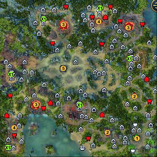 1 - beginning - 4th mission - The Spiders Stratagem - Maps - Campaign - Might & Magic: Heroes VI Game Guide