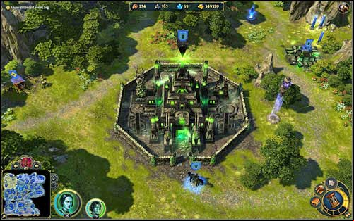 Necromancers castles even look scary - City development | Necropolis - Cities - Might & Magic: Heroes VI Game Guide