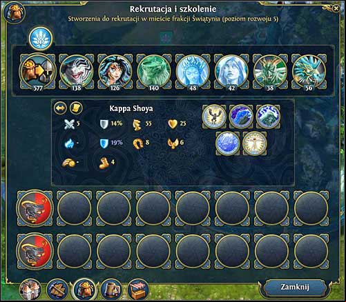 As you can see, our armies grow large very fast - Common unit pool - Units - Might & Magic: Heroes VI Game Guide