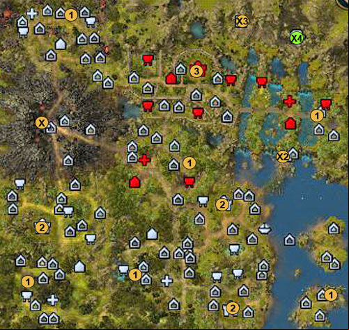 1 - darkness elementals (In the Shadow of the Light) - 4th mission - The Marriage of Heaven and Hell - Maps - Campaign - Might & Magic: Heroes VI Game Guide