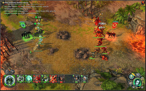 Demons weakness is a lack of healing. Thats why fighting with necromancers can be challenging sometimes. - Tactics on the battlefield | Inferno - Battles - Might & Magic: Heroes VI Game Guide