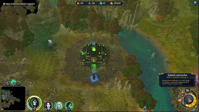 Unfortunately, your new Necropolis needs a lot of work - Gate, Staff of the Netherworld (3,4) - Mission1 - The Fall of the House of Bull (main quests) - Might & Magic: Heroes VI - Danse Macabre - Game Guide and Walkthrough
