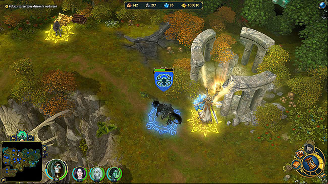 Take the artifact when you defeat them - Gate, Staff of the Netherworld (3,4) - Mission1 - The Fall of the House of Bull (main quests) - Might & Magic: Heroes VI - Danse Macabre - Game Guide and Walkthrough
