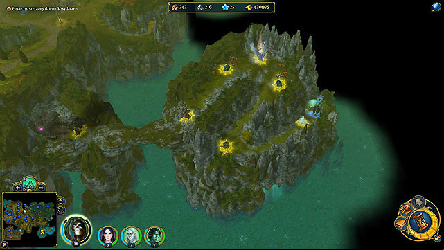 Take the twisted path and defeat faced creatures (e - Staff of the Netherworld (4,4) - Mission1 - The Fall of the House of Bull (main quests) - Might & Magic: Heroes VI - Danse Macabre - Game Guide and Walkthrough