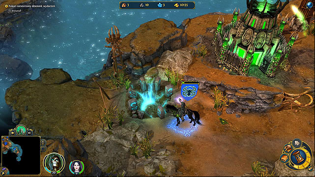 Now your mana points double and your journal updates - Ring of the Unrepentant - Mission 2 - Mask of the Black Death (main quests) - Might & Magic: Heroes VI - Danse Macabre - Game Guide and Walkthrough