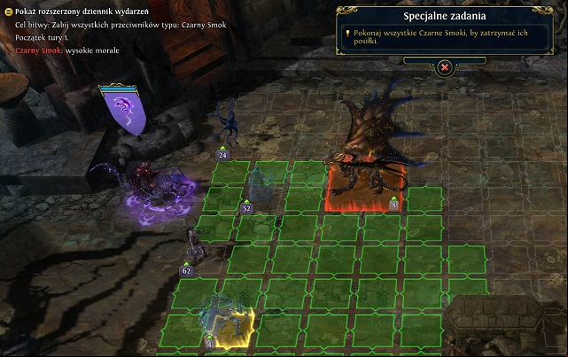 Once you're ready, you can head north towards the dragon (M1, 10) - Trial of Strength - Mission 2: The Call of Malassa - main quests - Might & Magic: Heroes VI - Shades of Darkness - Game Guide and Walkthrough