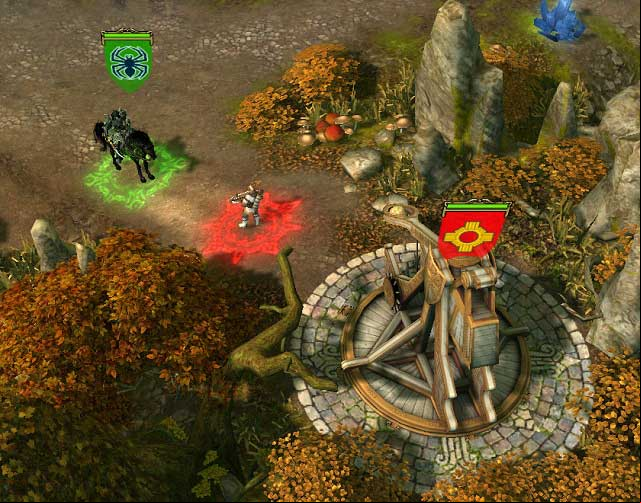 Once you're north, you should ignore all side missions and head directly to the catapults (M1, 10) - War Machines (2/2) - Mission 1: A Selfish Prayer for Light - main quests - Might & Magic: Heroes VI - Shades of Darkness - Game Guide and Walkthrough
