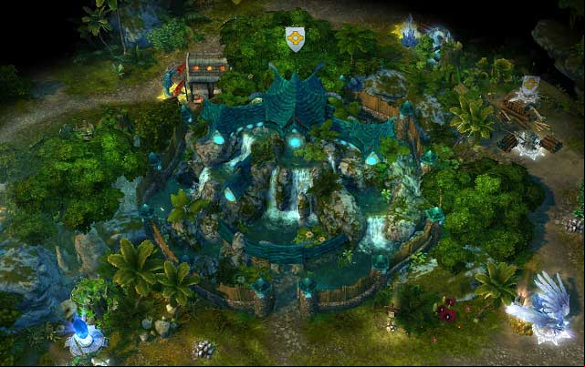 The vortex will take you onto another island (M3, 1) - Odyssey - Mission 3: Shroud of the Past World - main quests - Might & Magic: Heroes VI - Shades of Darkness - Game Guide and Walkthrough