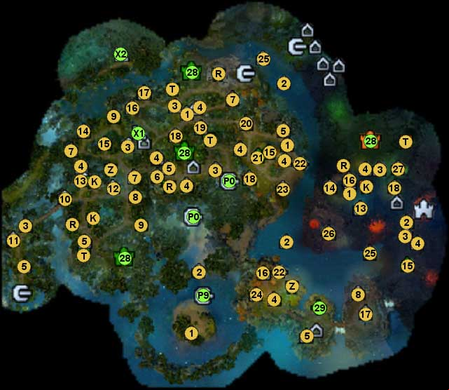 1 - Dragon Vein (Regenerates the hero's mana completely - Map 4: surface part 2, locations - Mission 3: Shroud of the Past World - maps - Might & Magic: Heroes VI - Shades of Darkness - Game Guide and Walkthrough
