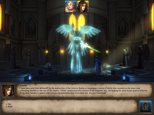 Rosalie the quest-giver - Bandits - Act I - Sorpigal - Might & Magic X: Legacy - Game Guide and Walkthrough