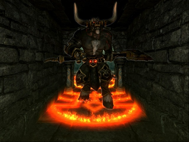 Minotaur guarding the prison - Liberation - Act III - Karthal - Might & Magic X: Legacy - Game Guide and Walkthrough