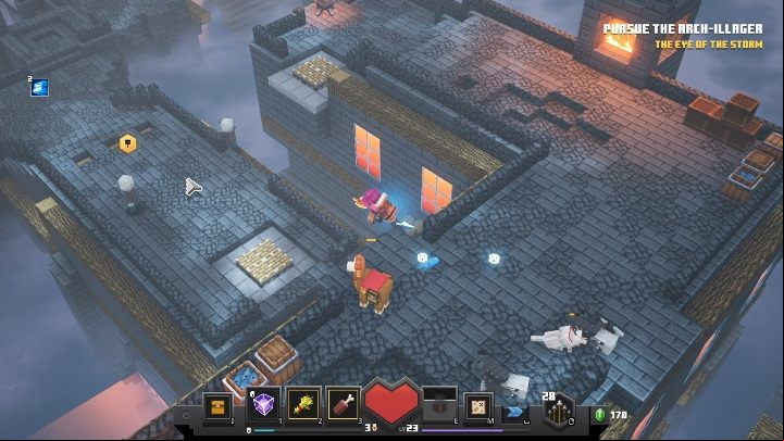 Roll is one of the most interesting skills in the game - Minecraft Dungeons: Best starting tips - Starting tips - Minecraft Dungeons Guide
