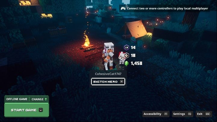 Yes - Minecraft Dungeons: Characters - can you have a few of them? Saves - FAQ - Minecraft Dungeons Guide