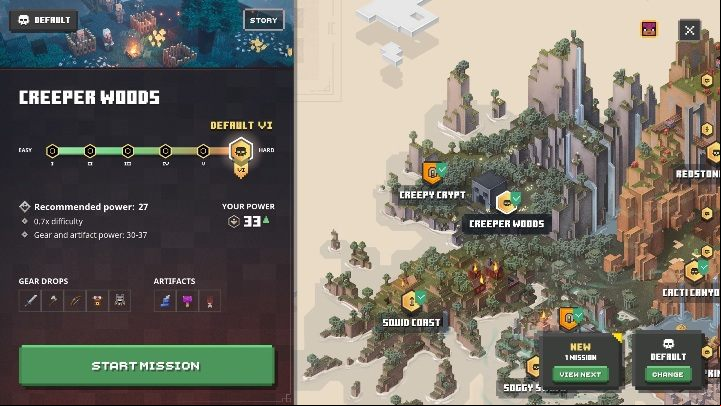 Minecraft Dungeons doesnt restrict movement on the map in any way - Minecraft Dungeons: Map - how does it work? Movement, difficulty level - Map - Minecraft Dungeons Guide