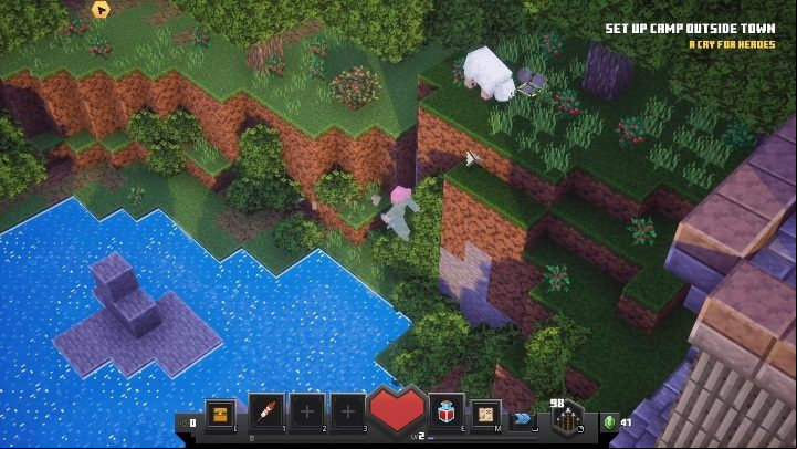 The second, bloodier way, is to kill animals - Minecraft Dungeons: Food - how to get? Types, meals, health regenerating - Healing & power-ups - Minecraft Dungeons Guide