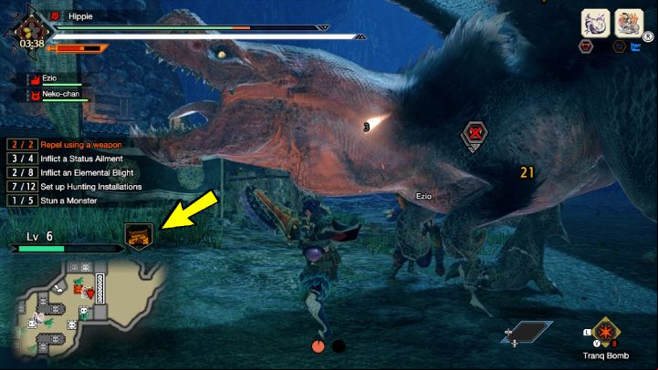 The Rampage mission can take place in one or more areas, depending on its difficulty - Monster Hunter rise: Rampage - what is it? - Village - Monster Hunter Rise Guide