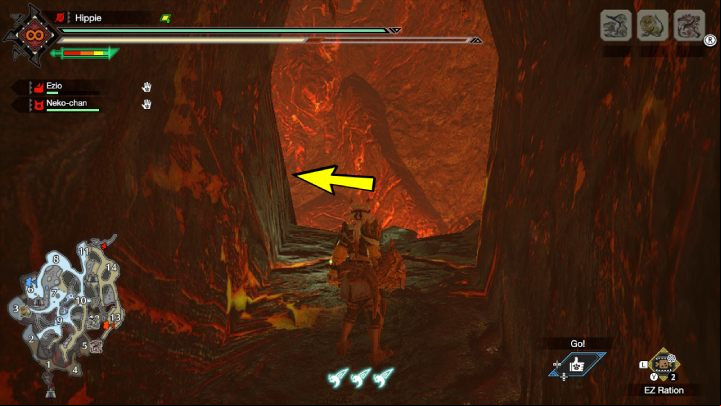 4 - Monster Hunter Rise: Old Messages - Lava Caverns, collectibles, map - Lava Caves - Monster Hunter Rise Guide