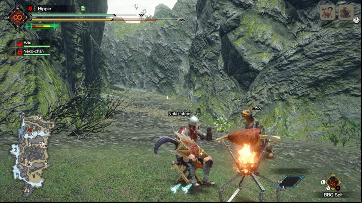 If you want to get a well-done steak, you have to wait until the meat turns brown and the music played during the barbecue comes to an end - Monster Hunter rise: well-done steak - how to make it? - Crafting - Monster Hunter Rise game guide