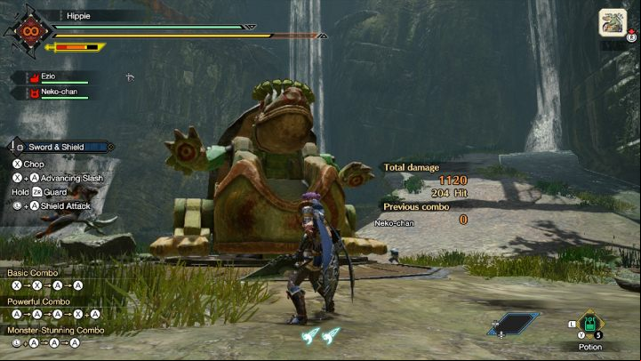When you enter the training area, the combos for the currently equipped weapon will appear on the left side of the screen - Monster Hunter Rise: Begginers guide - Basics - Monster Hunter Rise game guide