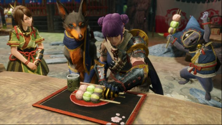 Before hunting, you should definitely go to the Tea Shop or sit at the table in the Gathering Hub - Monster Hunter Rise: Begginers guide - Basics - Monster Hunter Rise game guide