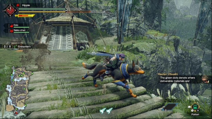 Your Palamute is not only useful in fights - Monster Hunter Rise: Begginers guide - Basics - Monster Hunter Rise game guide