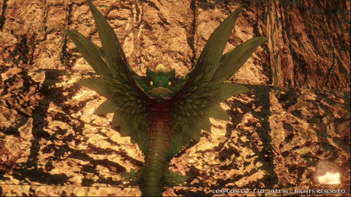The Quetzalcobra appears only in the daytime on the territory of the Flooded Forest - Monster Hunter Rise: Quetzalcobra - how to find? - Fighting & Hunting - Monster Hunter Rise Guide
