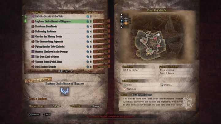 When it comes to beginning the quests, you should only do that at notice boards - just choose a mission and decide whether you want to go hunting solo or with others - Missions, quests, assignments, bounties and investigations in Monster Hunter - Tips for start - Monster Hunter World Game Guide