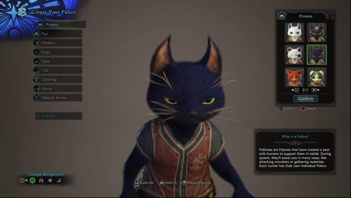 1 - Palico - creation and development of your cat companion - Tips for start - Monster Hunter World Game Guide