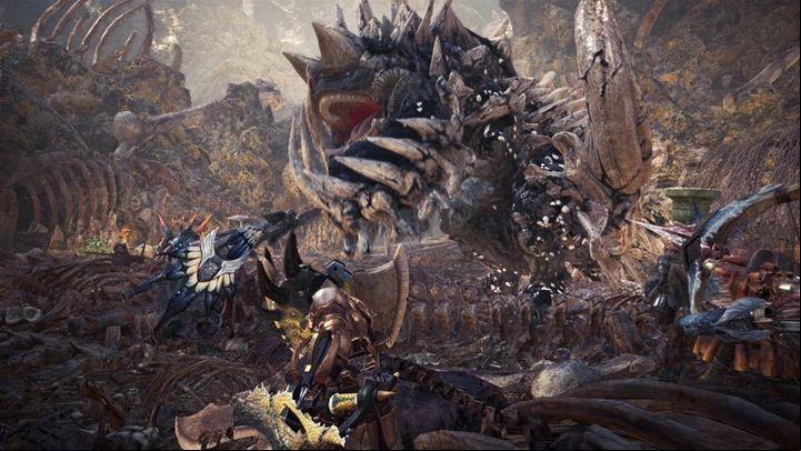 Characteristics: This is a Brute Wyvern that feeds on the bones in the Rotten Valley and is able to turn them into armor - Radobaan - tactics, resistance & weak points - Large Monsters - Monster Hunter World Game Guide