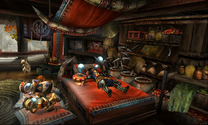 The most important element of each village is without a doubt your home - Hunters house, kitchen - Villages and quests - Monster Hunter Generations Game Guide
