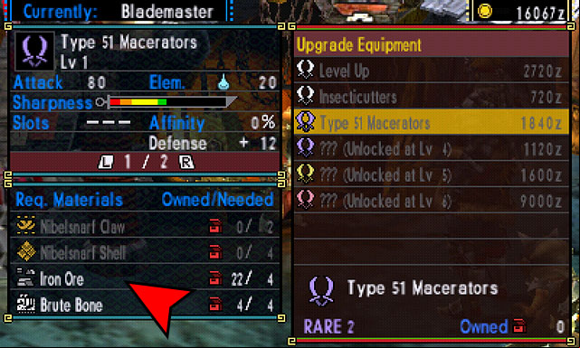 Another important role of the smith is upgrading weapons - Crafting - equipment augmenting and gathering materials - Character - Monster Hunter Generations Game Guide