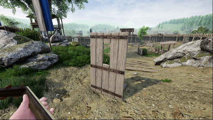 Thanks to Wooden Walls you can block access to important points. - How to use Toolbox in Mordhau? - FAQ - Mordhau Guide and Tips