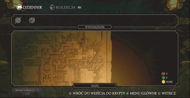 For easier navigation, apart from the com in the bottom-left corner, you also receive a map - Krypt | System - System - Mortal Kombat X Game Guide