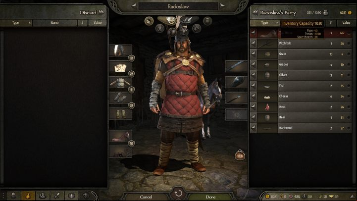 You can check the maximum capacity in the equipment menu. - Mount and Blade 2 Bannerlord: How to increase lifting capacity? - FAQ - Mount and Blade 2 Bannerlord Guide