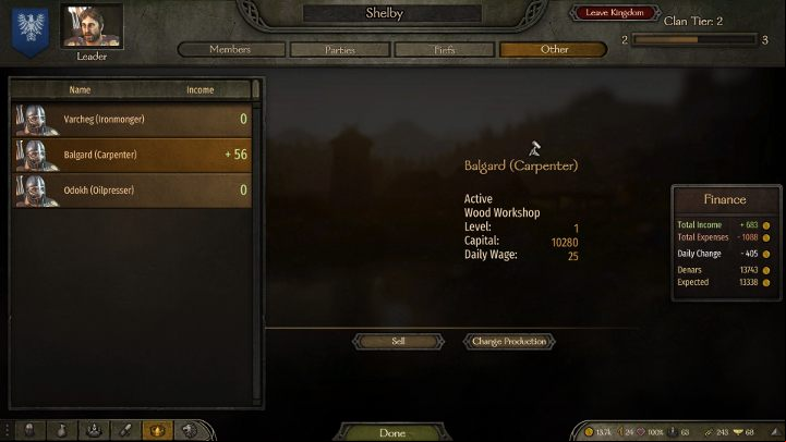 Workshop objects are used to generate ive income. - Mount and Blade 2 Bannerlord: How to buy workshop? - FAQ - Mount and Blade 2 Bannerlord Guide