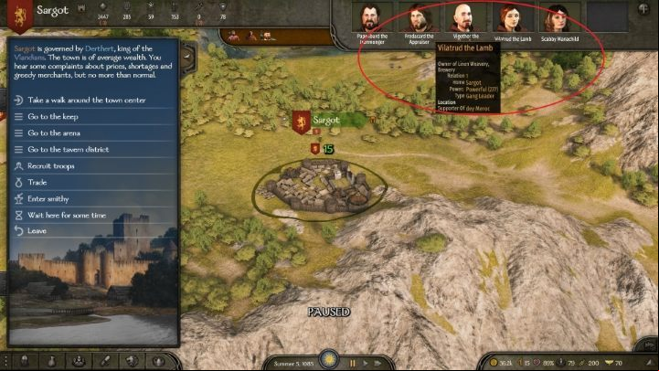The list of characters in a given town shows who owns the workshop. - Mount and Blade 2 Bannerlord: How to buy workshop? - FAQ - Mount and Blade 2 Bannerlord Guide