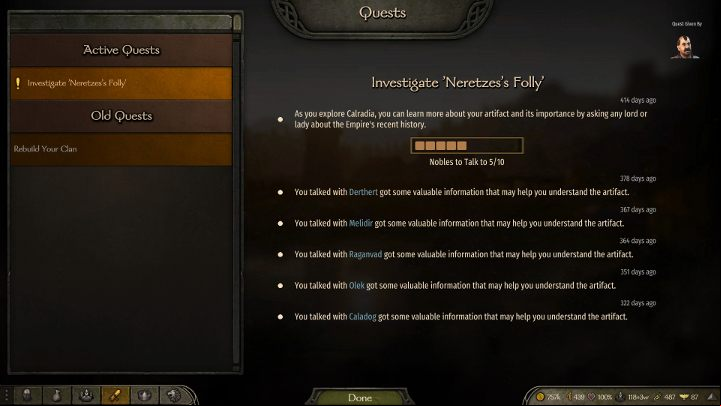 First of all, you have to complete one of the first missions of the campaign. - Mount and Blade 2 Bannerlord: How to create your own kingdom? - FAQ - Mount and Blade 2 Bannerlord Guide