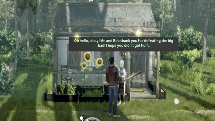 Behind the cave, you'll find Jenny the herbalist's cottage - Mr Prepper: Jennys tasks - list, walkthrough - Transition description - Mr Prepper Guide