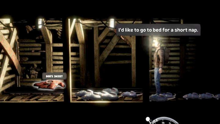 Bob's jacket can be found in the dark, somewhere on level -3 of the mine (the level layout is randomly generated at the start of the game) - Mr Prepper: Bobs tasks - list, walkthrough - Transition description - Mr Prepper Guide