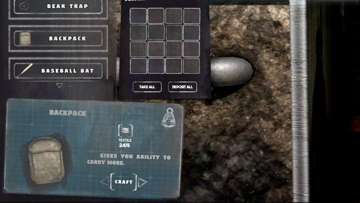 The second option to increase the carrying capacity is to craft a backpack - Mr. Prepper: Carrying capacity - how to increase? - FAQ - Mr Prepper Guide
