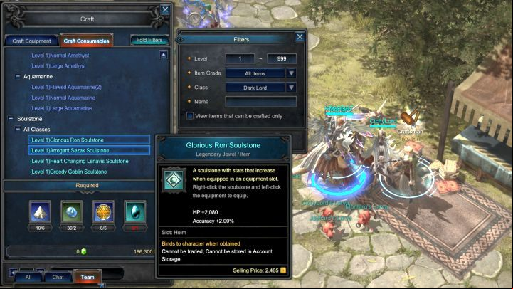The crafting system is similar to the one from Diablo 3. - Crafting and crafting tips - Gameplay mechanics - MU Legend Game Guide