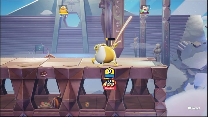 to use your Neutral Special, which you can use to hold enemies and allies in your belly - MultiVersus: Jake - how to play? - Bruiser - MultiVersus Guide