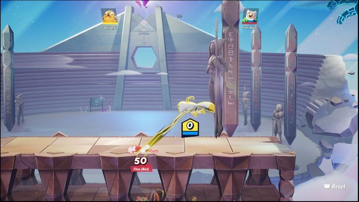You can use your aerial side attack to stretch out your arm and punch an enemy - MultiVersus: Jake - how to play? - Bruiser - MultiVersus Guide