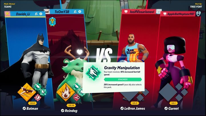 MultiVersus also encourages you to use the same perks as your ally in 2v2 - MultiVersus: Perks system - Basics - MultiVersus Guide