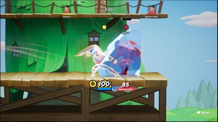 Once the enemy is frozen, you'll have plenty of time to continue with any move you want - MultiVersus: Superman - how to play? - Tanks - MultiVersus Guide