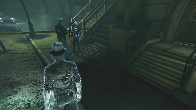 The crime scene has already been secured. - Chapter 1 - New Abilities - Main investigations - Murdered: Soul Suspect - Game Guide and Walkthrough