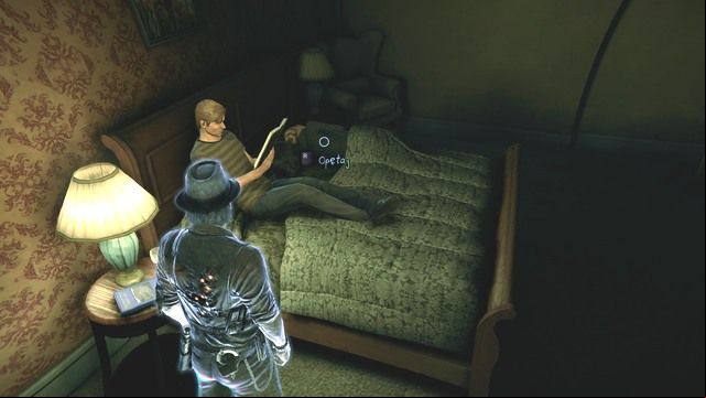 In the bedroom you can activate the side case. - Chapter 1 - Small cases - Side cases - Murdered: Soul Suspect - Game Guide and Walkthrough