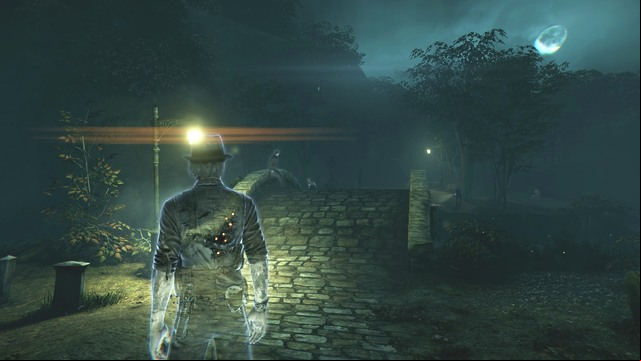 this is what the cemetery at night looks like. - Chapter 4 - The Knowledge of Teleportation - Main investigations - Murdered: Soul Suspect - Game Guide and Walkthrough