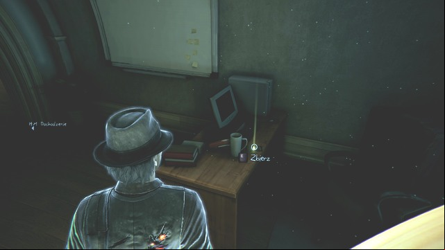 Someone left a mug on the desk. - Chapter 6 - Small cases - Side cases - Murdered: Soul Suspect - Game Guide and Walkthrough