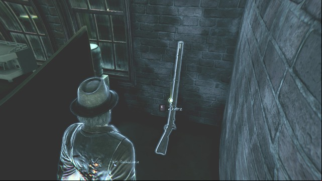 Its dark outside, which makes the Rifle more difficult to notice. - Chapter 3 - The Stalwart Specter - Collectibles - Murdered: Soul Suspect - Game Guide and Walkthrough